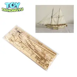 TAIHONGYU хобби 1/100 HALCON 1840 парус лодка деревянный набор для моделирования деревянный корабль игрушки собрать дисплей