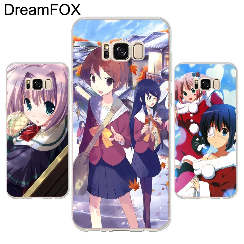 DREAMFOX K016 Аниме Девушки друзья Мягкий ТПУ силиконовый чехол для samsung Galaxy Note S 6 7 8 9 Edge