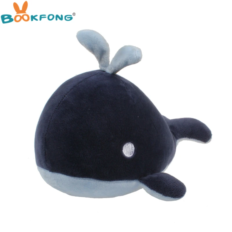 

BOOKFONG 20CM Cute Mini Blue Whale Bamboo Charcoal Plush Doll Toy Stuffed Sea Animal Clean Air Toy Car Home Decor