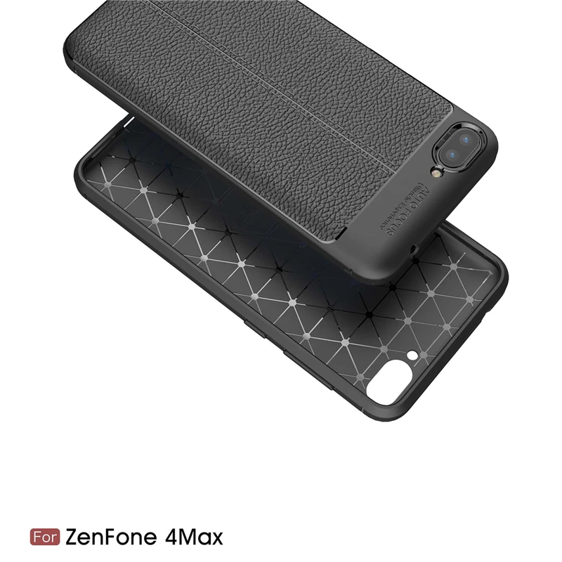 Litchi silicone case for Asus Zenfone 4 Max (2)