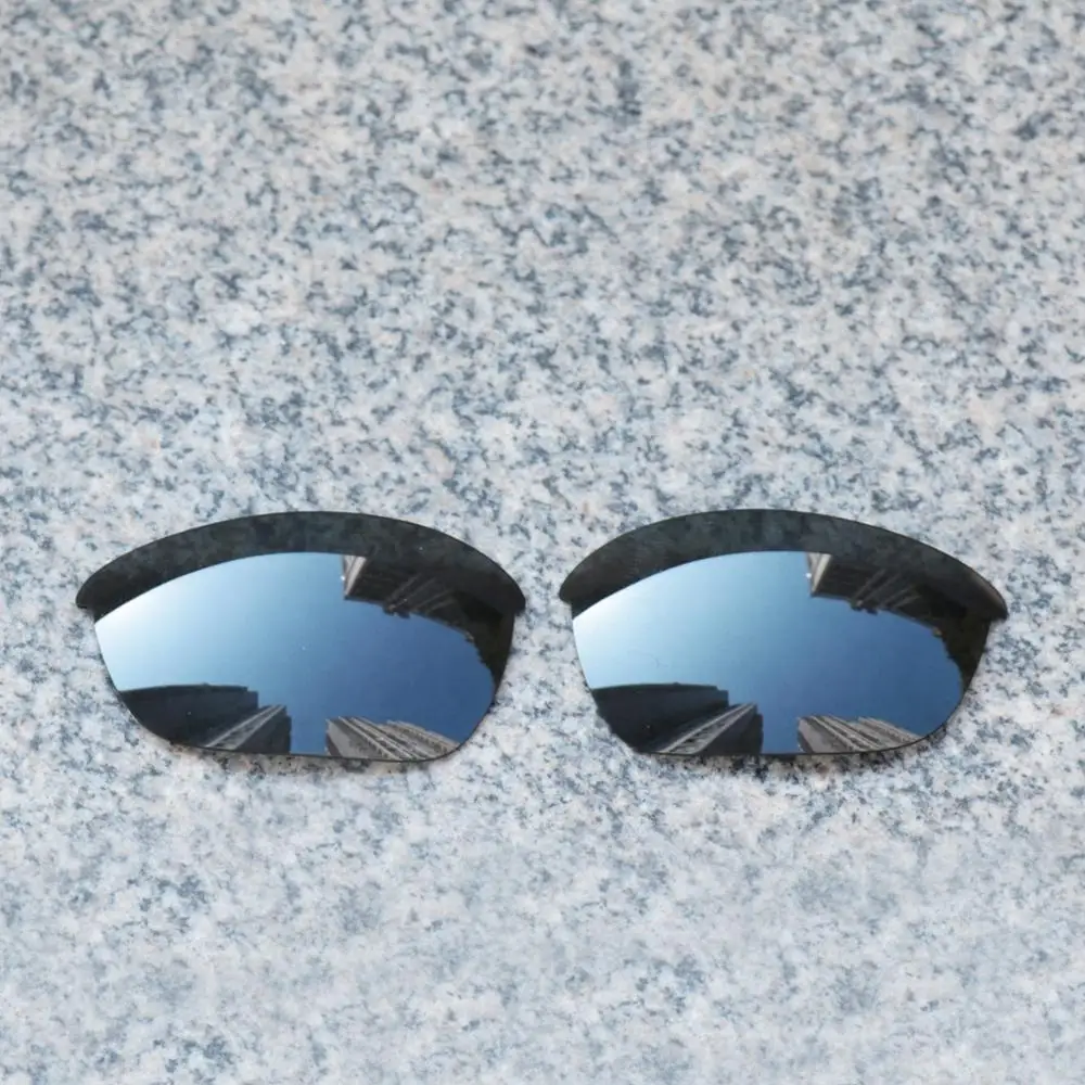 

E.O.S Polarized Enhanced Replacement Lenses for Oakley Half Jacket 2.0 Sunglasses - Black Chrome Polarized Mirror
