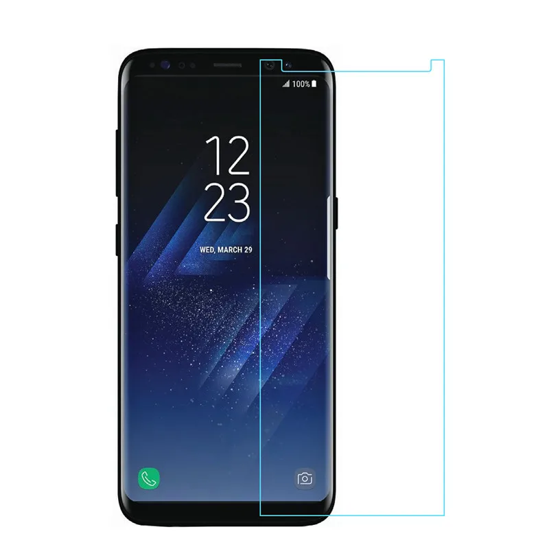 S8/S8 Plus Screen Protector Guard Case Cover Tempered Glass For Samsung