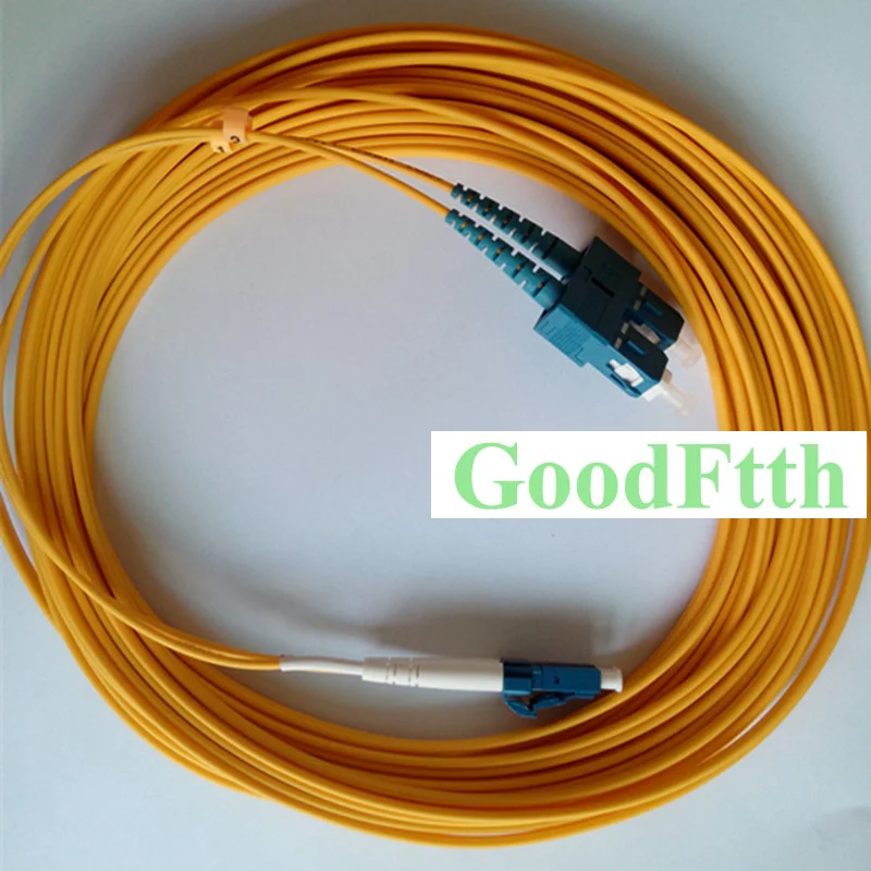 Оптоволоконный патч корд SC LC UPC SC/UPC LC/UPC SM Дуплекс GoodFtth 100 500m|Оптоволоконное
