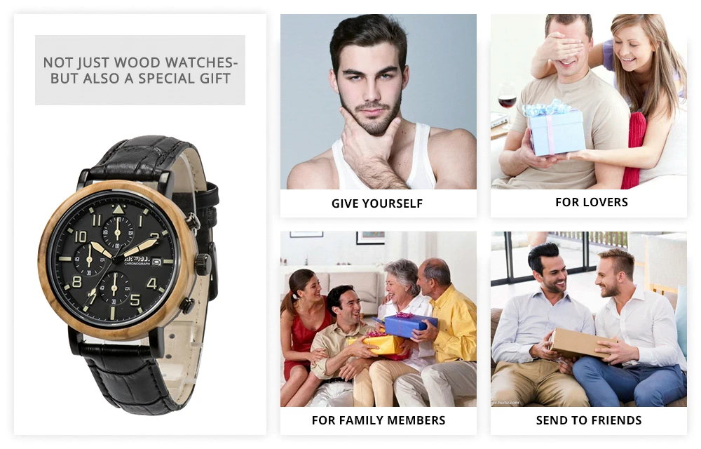 BEWELL WOODEN WATCH