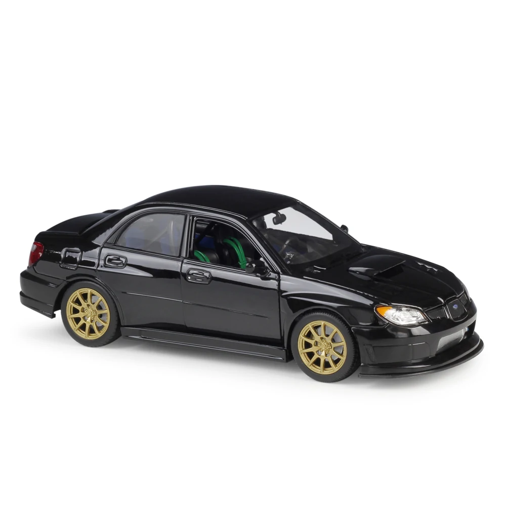 Игрушечный автомобиль WELLY 1:24 Subaru WRX STI литой под давлением сплав|Наземный