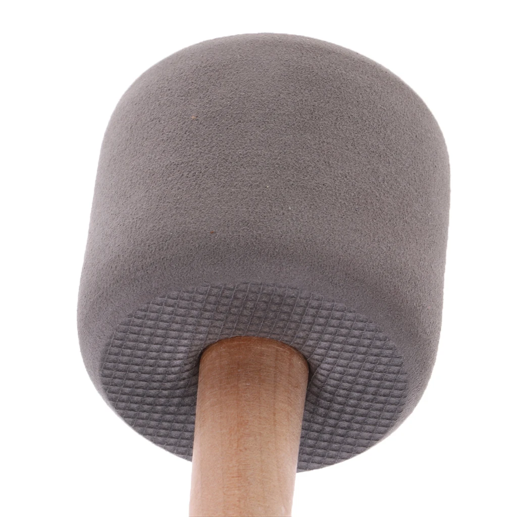 Bass Drum Mallet Stick Foam Mallet Percussion with Wood Handle for Drummer Bands Musical Playing Length 33cm