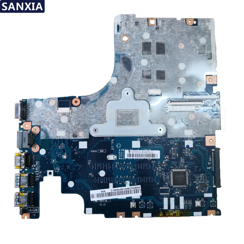 KEFU AIWZ0/Z1 LA-C281P اللوحة المحمول لينوفو Z51-70 اختبار اللوحة الأصلية I5-5200U R7-Video