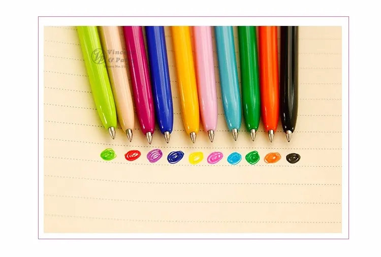 60 шт./лот 12 цветов гелевые ручки тонкий шариковая ручка канцелярские принадлежности Canetas офисные аксессуары материал escolar школьные принадлежности 6248
