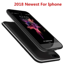 5000 Mah For iPhone 6 6S 7 8 Charger Case Silicone Power Case Bank Smart For iPhone 6 6s Plus 7 8 Plus Battery Charger Case