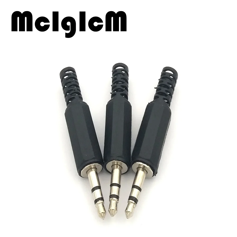H032 11 20Pcs 3 5mm Audio Jack Plug Headphone male Connector 3 5mm jack plug 3