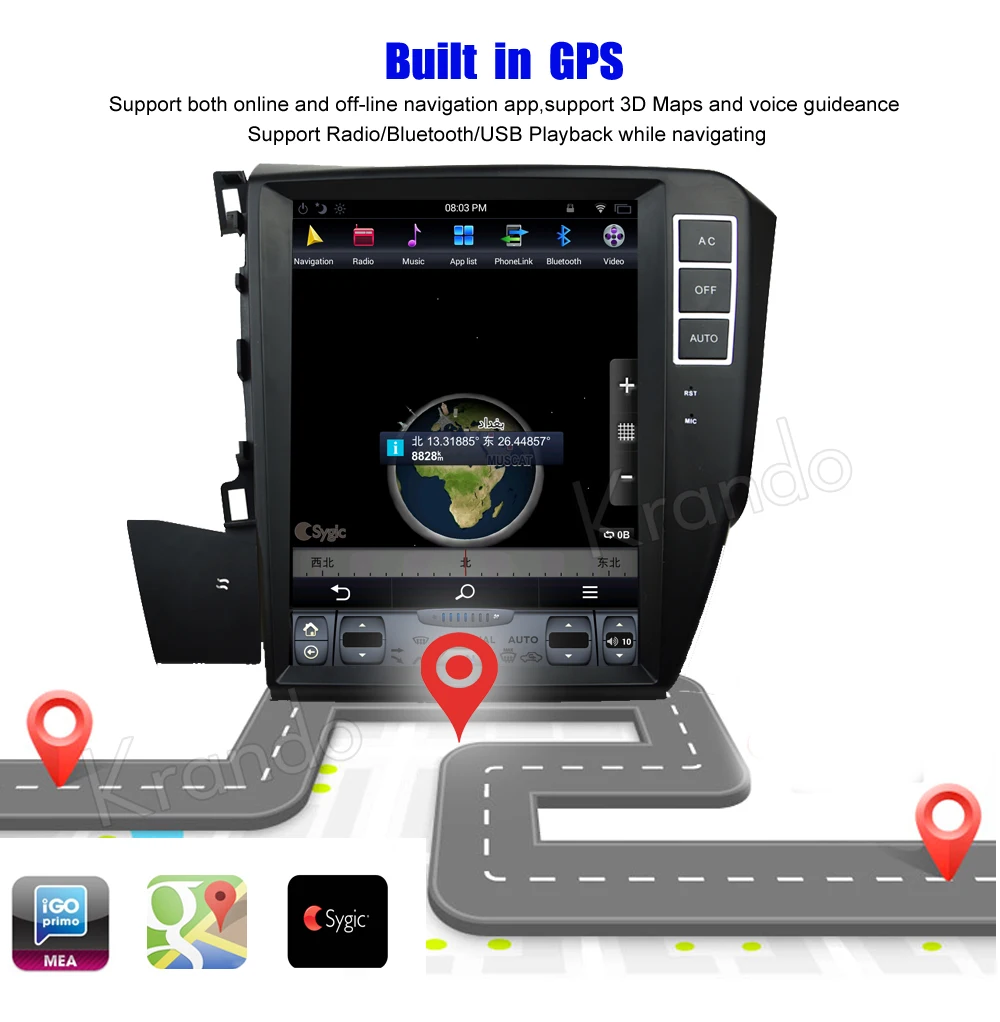 Discount Krando Android 8.1 10.4" Vertical screen car audio radio system player for Honda Civic Left driving 2012+ gps navigation 2 Discount Krando Android 8.1 10.4" Vertical screen car audio radio system player for Honda Civic Left driving 2012+ gps navigation 2