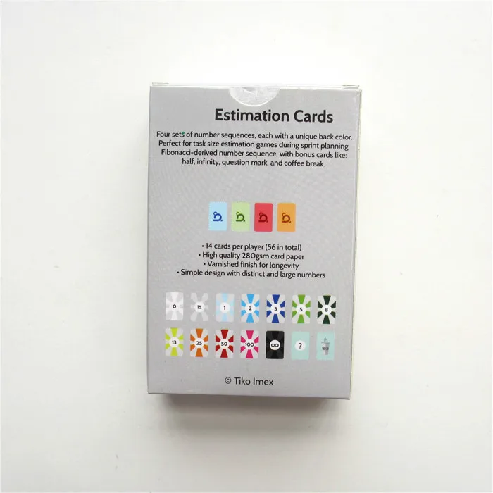 Scrum Poker AG development Agile poker card project difficulty estimation card Game