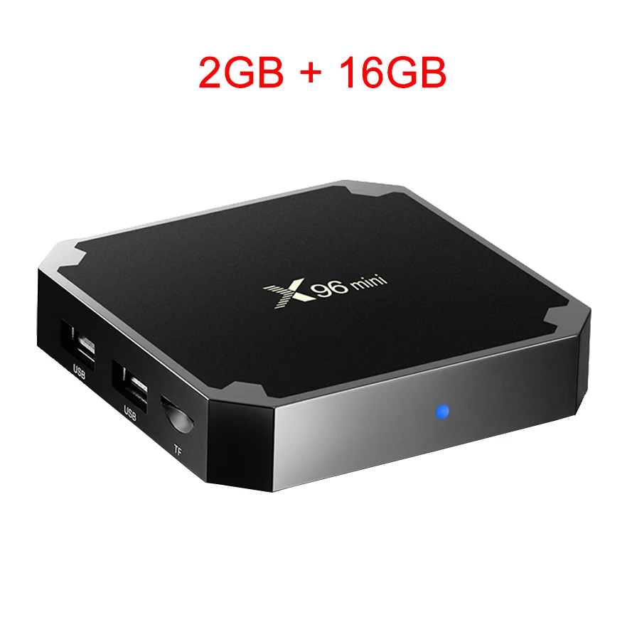 Xgody X96 Мини ТВ коробка Android 9,0 Smart tv BOX 2 Гб 16 Гб Amlogic S905W четырехъядерный 2,4 ГГц WiFi телеприставка ТВ приемник 4K HDR - Цвет: 2GB 16GB