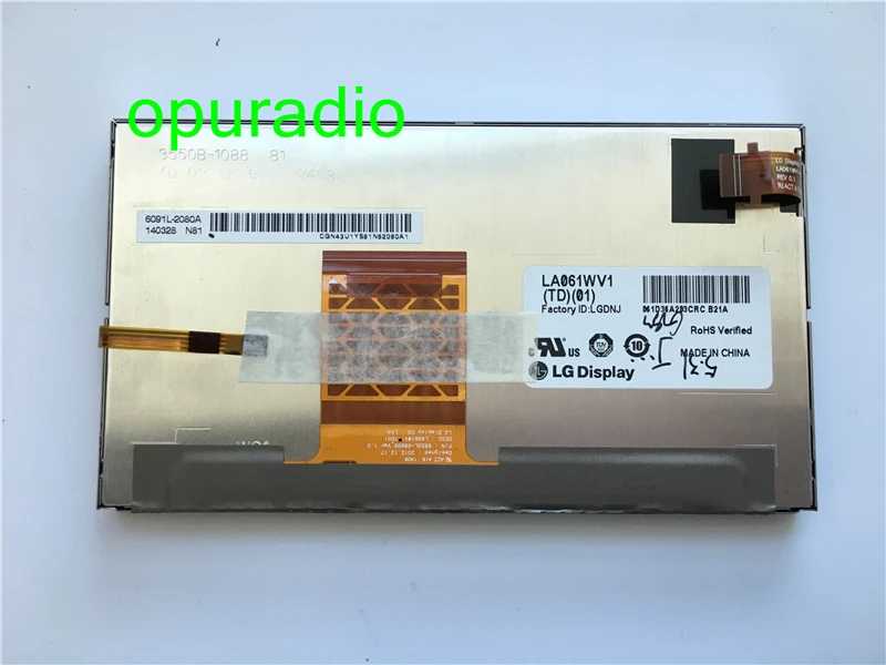 Сенсорный экран LA061WV1(TD)(01) /LA061WV1 TD01 для RAV4 Camry бесплатная доставка|td|td newstd card |