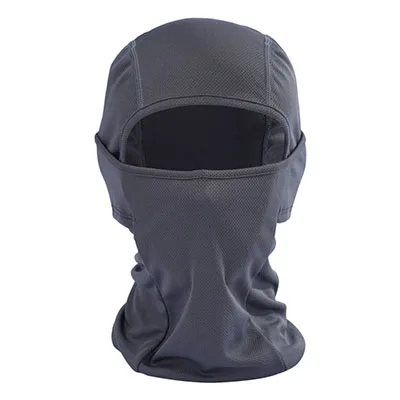 Outdoor Camo Cycling Balaclava Full Face Mask Bicycle Ski Bike Snowboard Sport Cover Hiking Tactical Military Hat Cap Men Women - Цвет: Gray