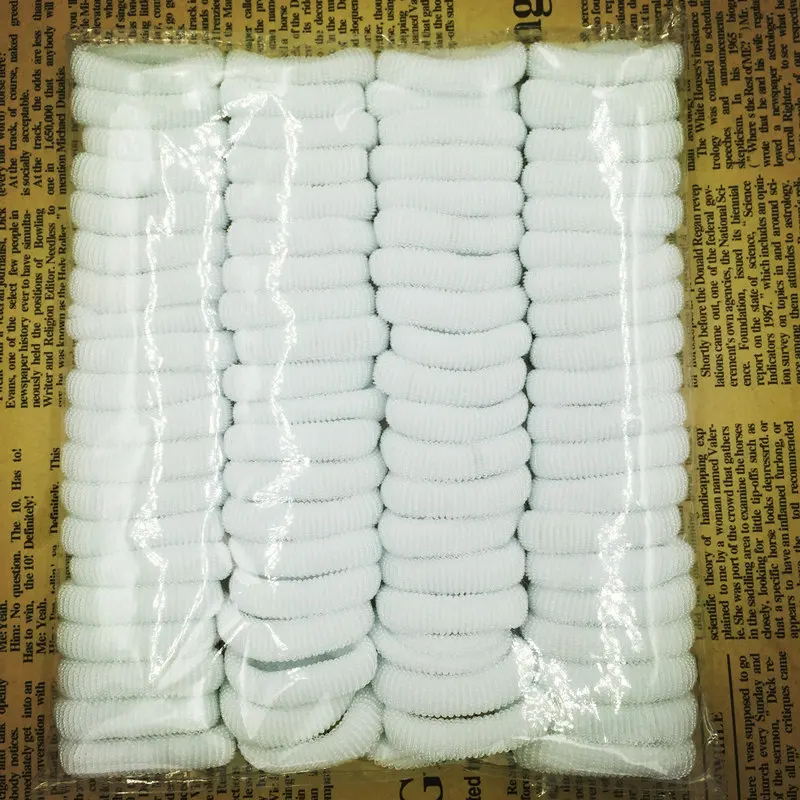 80 шт./пакет качество 30 мм ребенок маленькие резиновые ленты эластичные резинки для волос кольцо аксессуары девочка резинки галстук Резинки - Цвет: pure white
