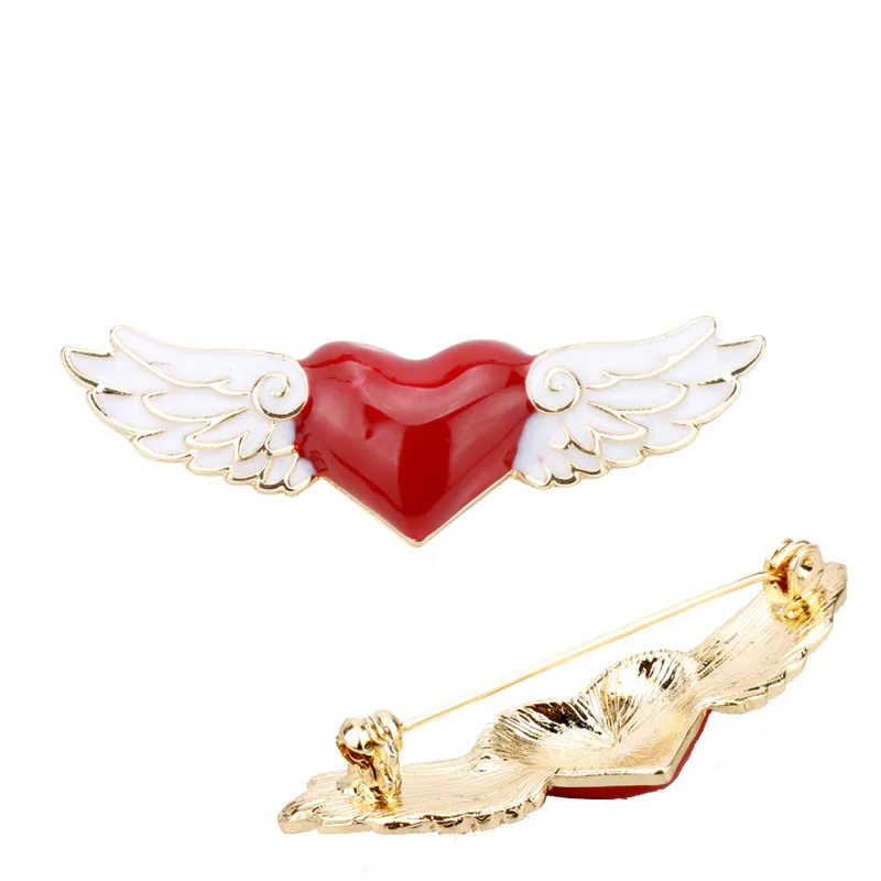 Dongsheng jewelry Cardcaptor Sakura с крыльями ангела эмали штырь сладкий Стиль брошь на шпильке