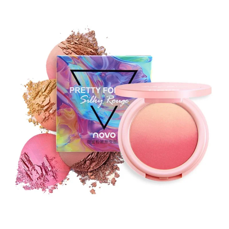 

Face Cheek Blush Powder Palette Make up Base Mineral Blusher Pressed Face Makeup Cosmetics 4 Colors Recommend