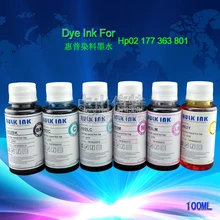 Ximo 6*100 мл бутылках чернилами для HP 177 H02 H363 H801 подходит для HP Photosmart D7300/ d7100/D6100/C7100/C6100/C5100/8200/3100