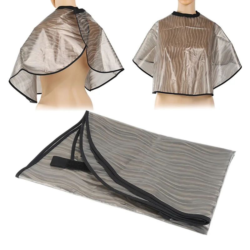 Y&W&F New Collection Dye Hair Anti Static Shampoo Shawl Fashion Folding Cutting Cape For Salon Waterproof Haircut Accessories Y&W&F New Collection Dye Hair Anti Static Shampoo Shawl Fashion Folding Cutting Cape For Salon Waterproof Haircut Accessories