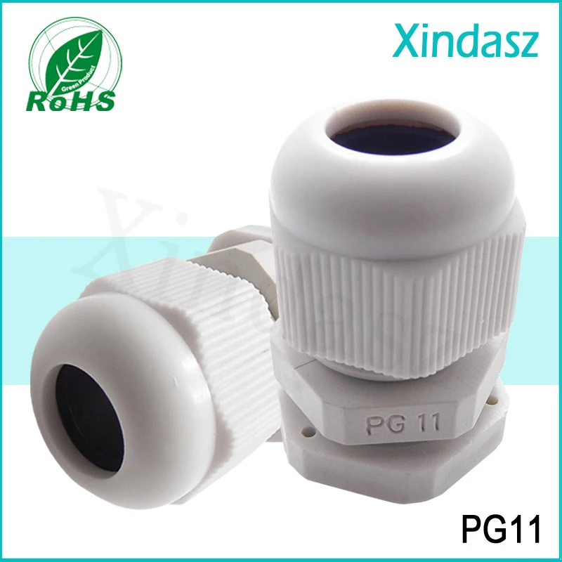 Grau de Proteção Glândulas de Cabo Plástico de Náilon para 6-10mm Frete Grátis Aprovado Ip68 Pg11 Xd-pg11 ul