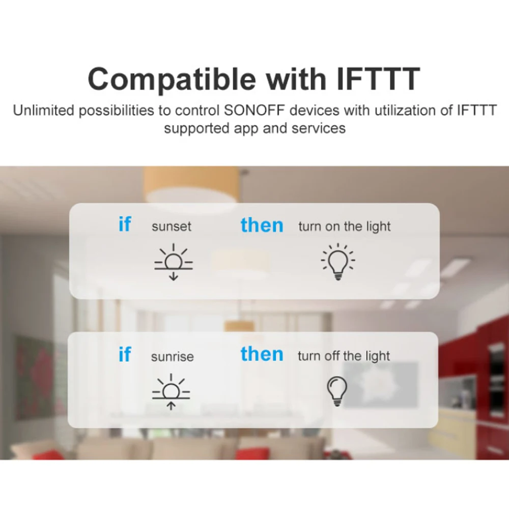 SONOFF RFR3 интеллектуальное Радиочастотное управление RM 433 МГц переключатель Wi-Fi 100-240 в работает с голосовым управлением домашний DIY приложение для автоматического управления Ewelink