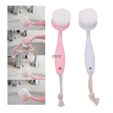 2017 Beauty Deep Cleansing Face Clean Soft Mild Fiber Wash Pore Facial Care Brush tools JUL25_46