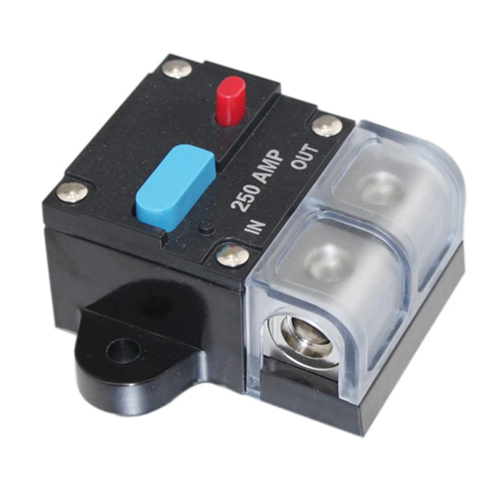 

Overload Protector Fuse Holder Switch Inverter Circuit Breaker Inline Push Button Recovery Stereo Manual Automatic Car Audio