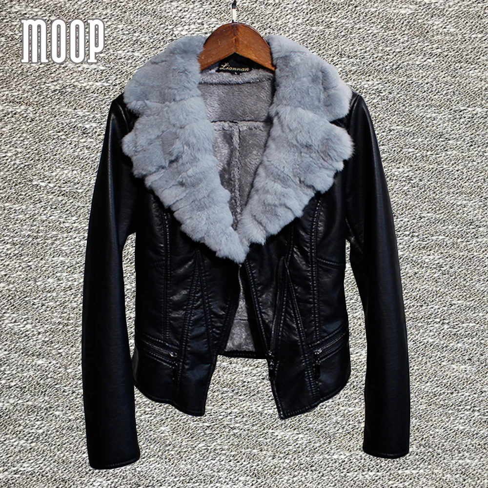 black and gray leather jacket