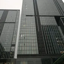 PVDF и с порошковым покрытием Unitized стекло занавески настенные системы Быстрая установка