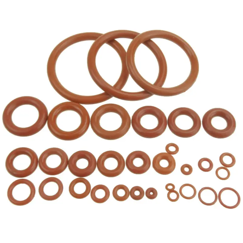 

OD 5-25mm CS 1.9mm Silicon Rubber O-ring Sealing Gaskets Red Heat Resistance