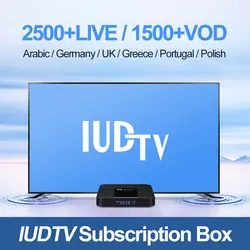 Интерактивное телевидение iudtv подписка 2500 + Live КАНАЛЫ доступны США французский Германия обновление IPTV для Android Box