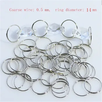 

DIY jewelry materials 1000 PC/lot 14 mm link rims crystal bead curtain series crystal lamp bead buckle connections