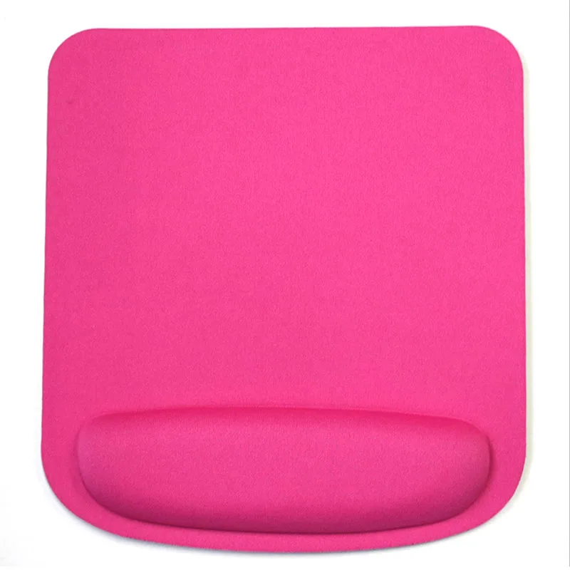 Защита запястья оптический трекбол ПК утолщенный коврик для мыши комфортная поддержка запястья коврик для мыши Коврик для игры - Цвет: Розовый