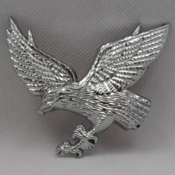 Us 479 20 Offmobil Sepeda Motor Logam Perak Terbang Elang Truk Chrome Badge Emblem Sticker In Mobil Stiker From Mobil Sepeda Motor On Aliexpress