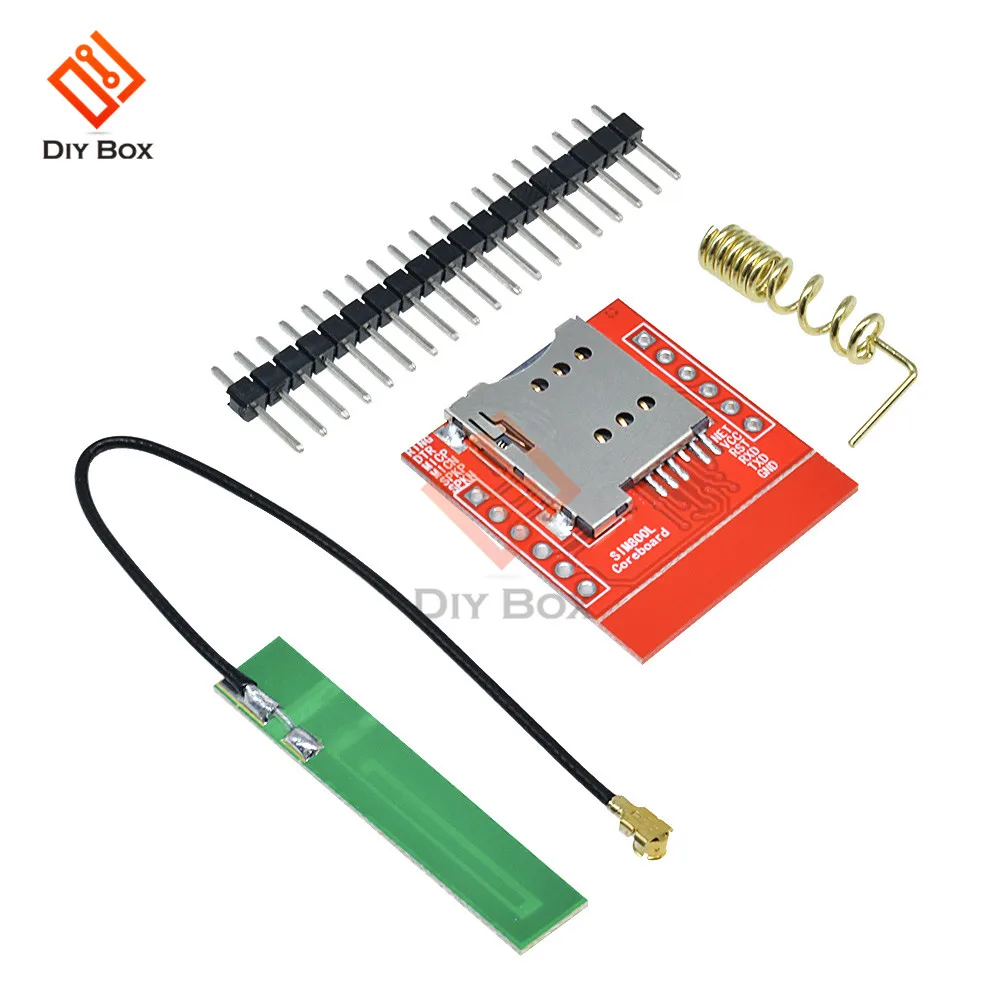 

SIM800L GPRS GSM Module Quad-Band Micro SIM Slot GSM Breakout board with Antenna TTL Serial Port for Arduino Replace SIM900