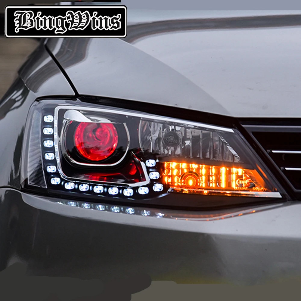 Car Styling For vw jetta headlights For VW jetta MK6 head lamps with