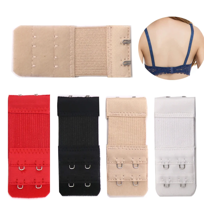 

3/4/6PCS Bra Extenders Strap Buckle Extension 2 Rows 2 Hooks Clasp Straps Women Bra Strap Extender Sewing Intimates Accessories