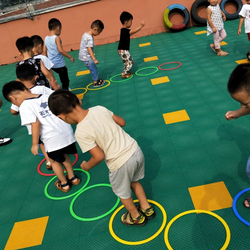 Детский сад Обучающие приспособления Детская игра hopscotch оборудование для