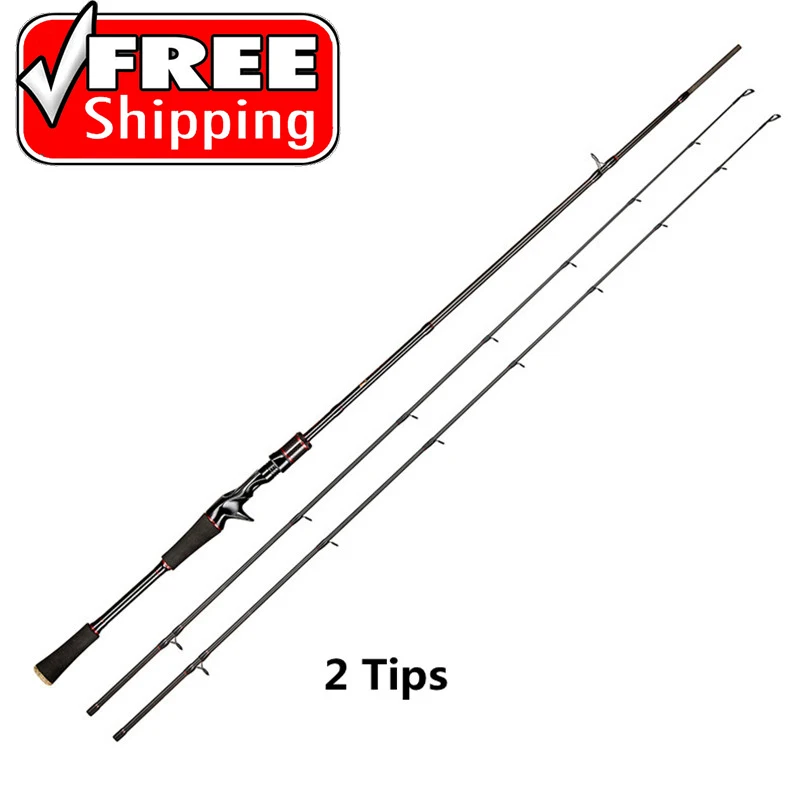 

NOEBY LEISURE 2 Tips fishing Spinning rod Casting Rod M/ML M/MH action SIC Ring Vara De Pesca Stick freshwater Bass