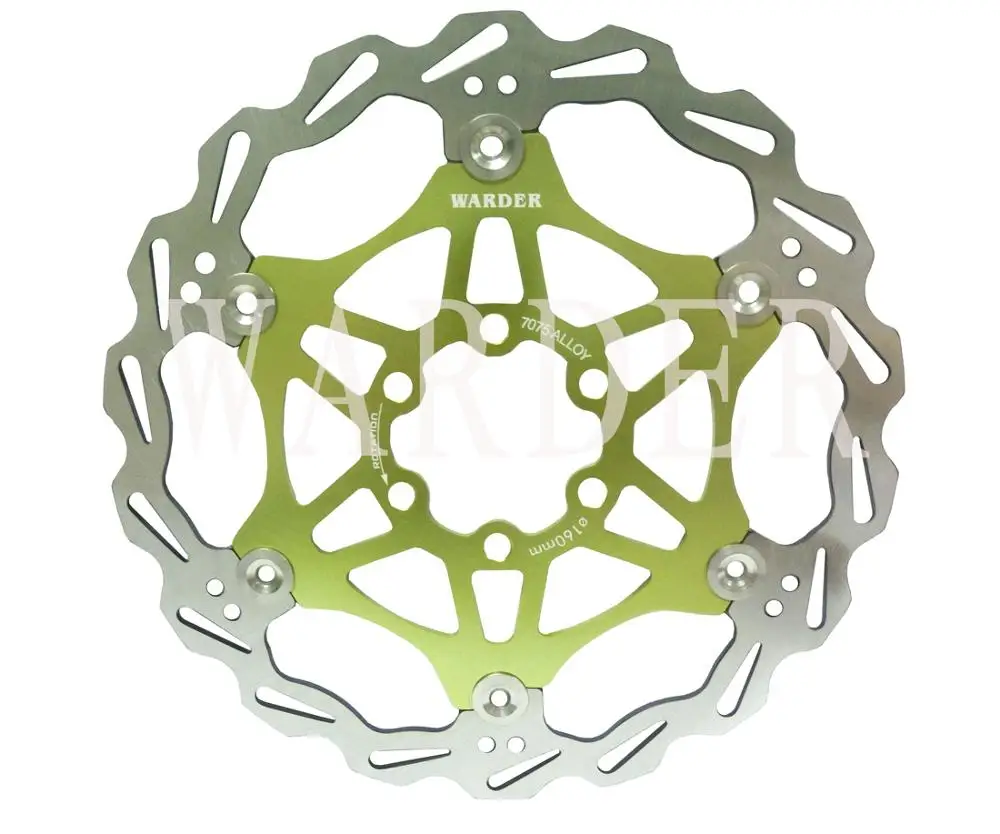 WARDER bike bicycle Brake Disc WDR-03 Floating Rotor 160/180/203mm MTB  Rotors