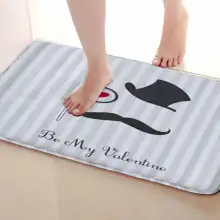 Коврик для ванной комнаты в стиле усов, Забавный Противоскользящий коврик для ванной, аксессуары для душевой занавески, соответствующие вашей душевой занавеске