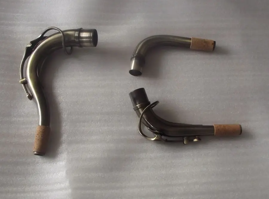Excellence 3 pieces Alto and Tenor & Baritone saxophone neck Great material 6in Parts