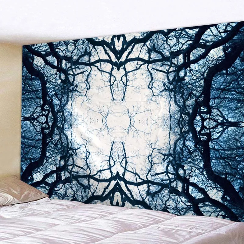 

XIANYUNHE Landscape Tapestry Colored Printed Decorative Mandala Tapestry Indian 150cmx130cm 200cmx150cm Boho Wall Carpet