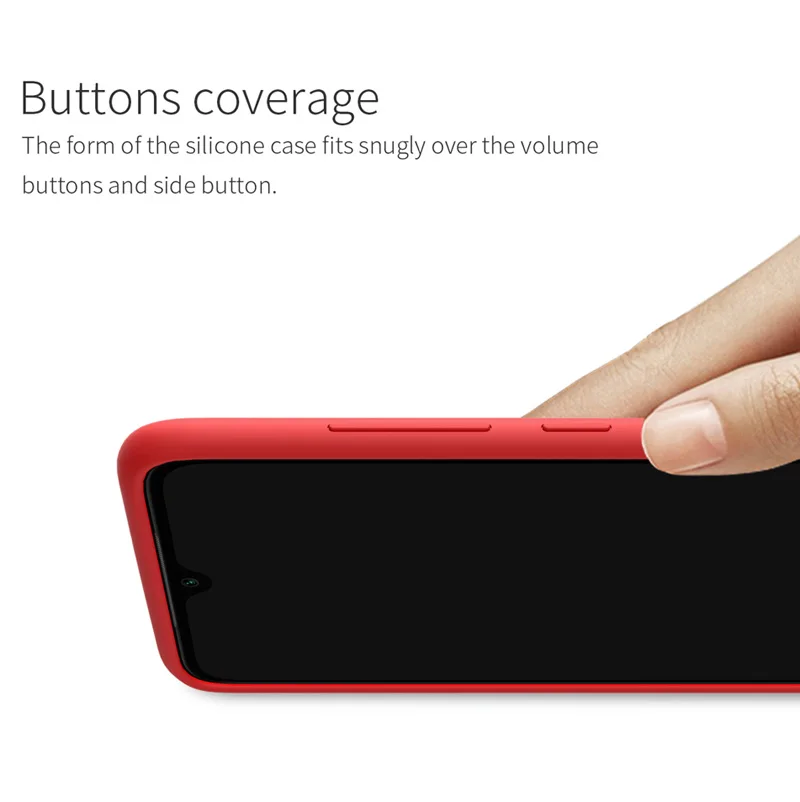 Bakeey Smooth Liquid Silicone Rubber Back Cover Protective Case for Xiaomi Mi 9 SE Non-original