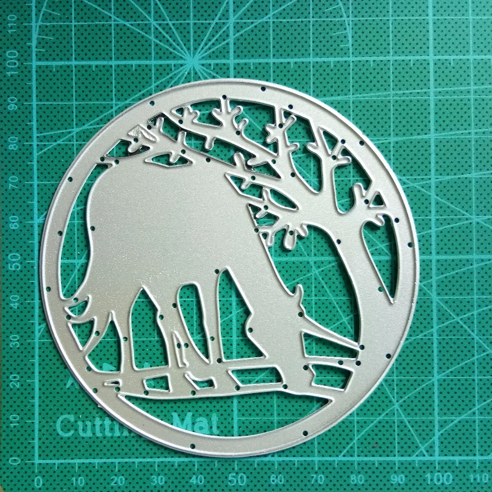

Ufurty Horse tree Metal Cutting Dies for DIY Scrapbooking Cards Making Album Cut Die Book Photo Decoration