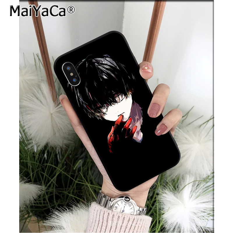 MaiYaCa Токийский Гуль kaneki Кен клиент высокое качество чехол для телефона для Apple iPhone 8 7 6 6S Plus X XS MAX 5 5S SE XR чехол