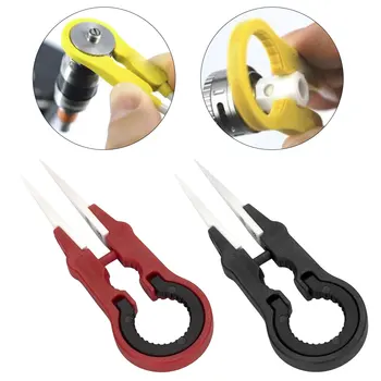 

1pc Multifunctional Insulated Anti-static Tweezers Spanner DIY Repair Hand Tool Forceps Heat-resistant Ceramic Tweezers