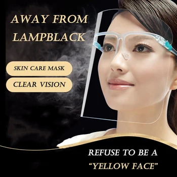 

YES1PC Creative Oil-Splash Proof Mask Cooking Transparent Face Protective Shield House Clean Dust Proof Mask Kitchen Gadget Tool