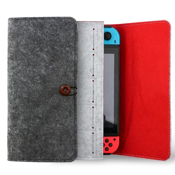 

Storage Bag for Nintendos Switch Nintendoswitch Portable Soft Case for Nintend NS Switch Protective Game Console Felt Pouch